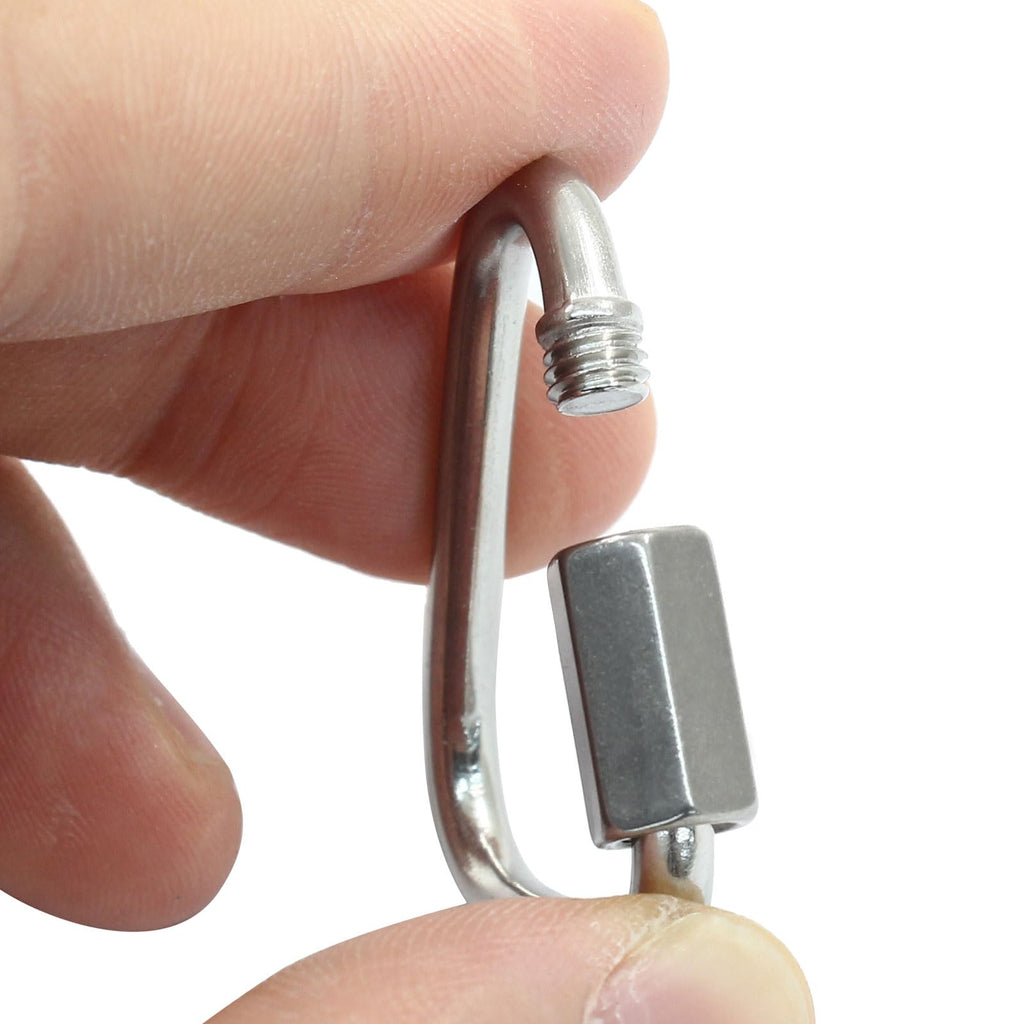 Cionyce M3.5 Delta Quick Links Triangle 1/8 Inch, 6 Pcs