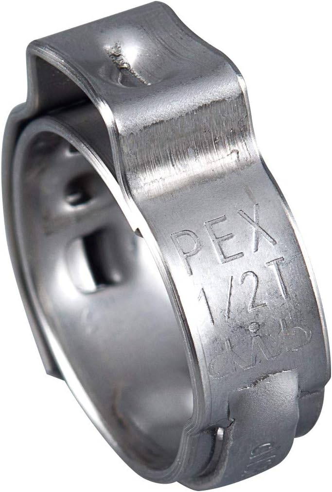 30PCs 1/2"Pex fitting,70PCS Pex Stainless Steel Clamp(PEX1807191)