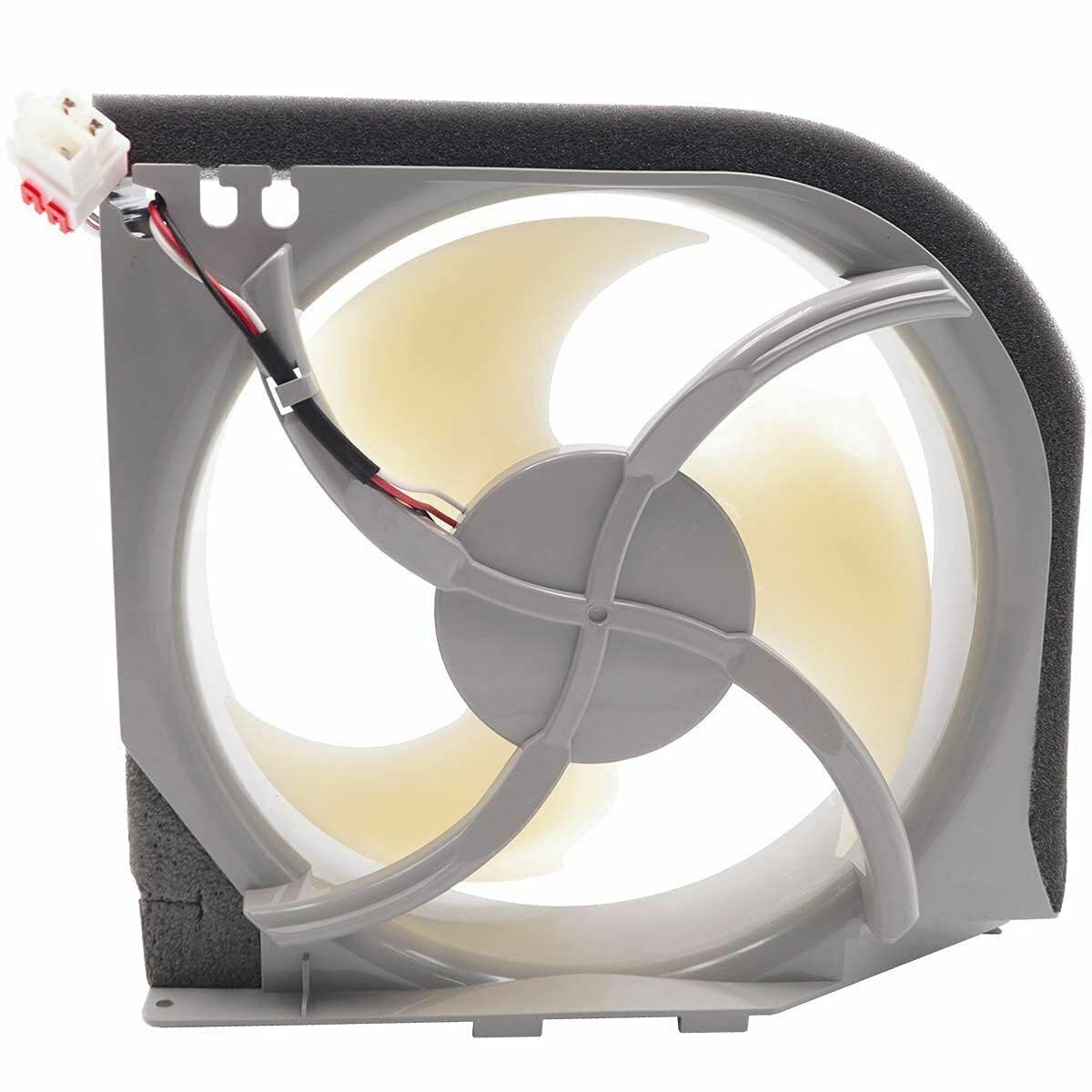 Condenser Fan Motor Replacement for Samsung RF28HFEDBSR RF28HFEDBWW RF28HFEDTBC RF28HFEDTSG RF28HFEDTSG/AA RF28HFEDTSR RF28HFEDTWW RF28HFPDBSR Refrigerator