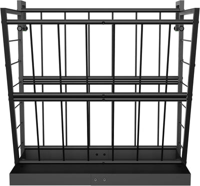 Hay Feeder Goat, Black 2-in-1 Wall Mounted Goat Hay Rack | Livestock Feeder Goat Hay Feeder Heavy Duty Hay and Grain