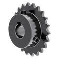 FOCMKEAS 22 Tooth Roller Chain Sprocket, 25 Chain, 17mm Bore, Kw