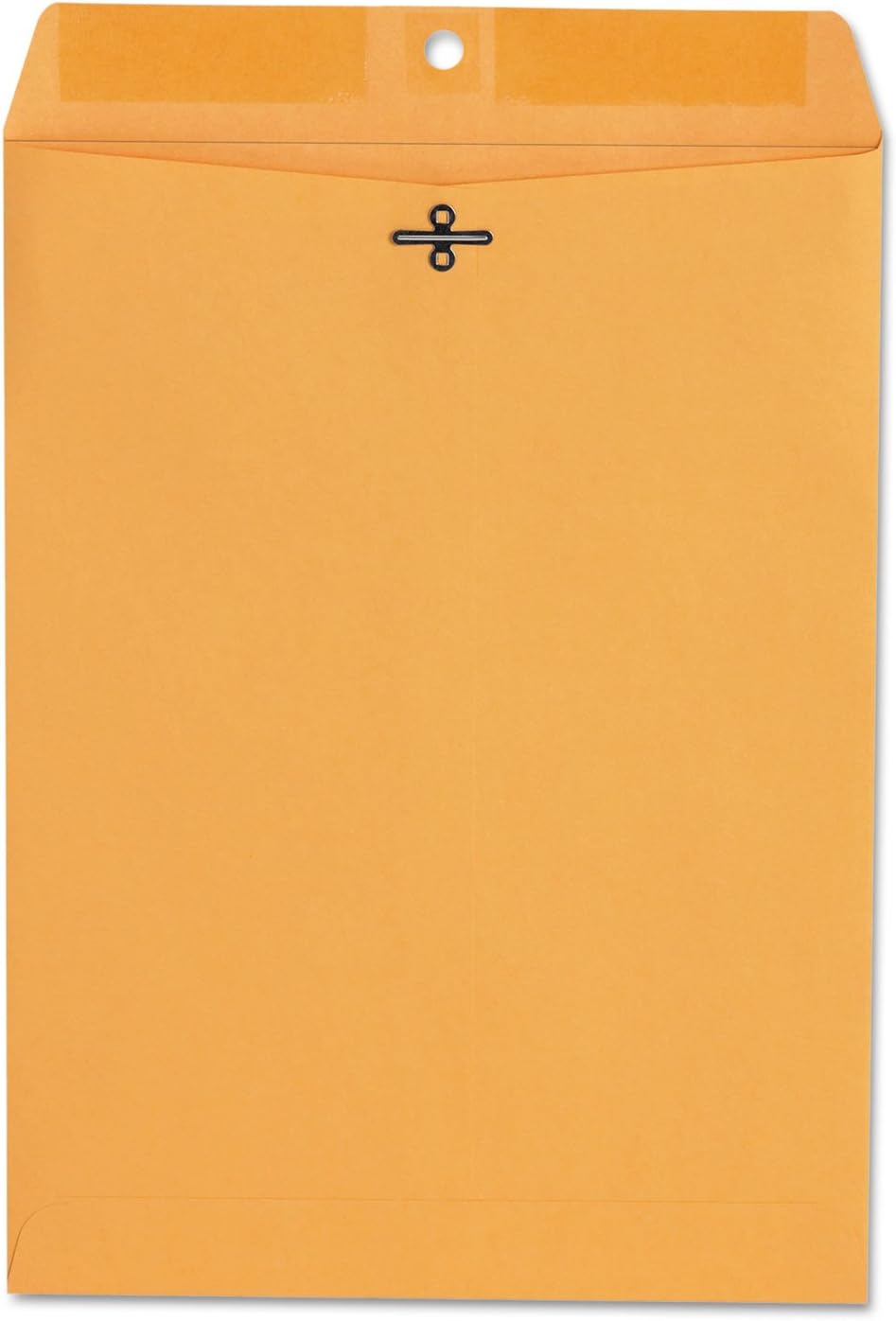 35264 Kraft Clasp Envelope, Side Seam, 28lb, 9 x 12, Light Brown, 100/Box