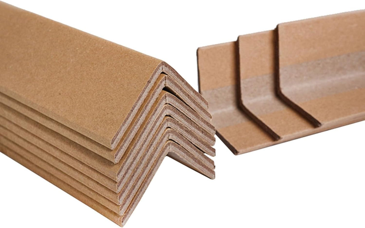Cardboard Edge Protectors for Shipping, 100 Pack Packaging Edge Bumper/Shipping Box Corner Guards/Ticker Box Edging