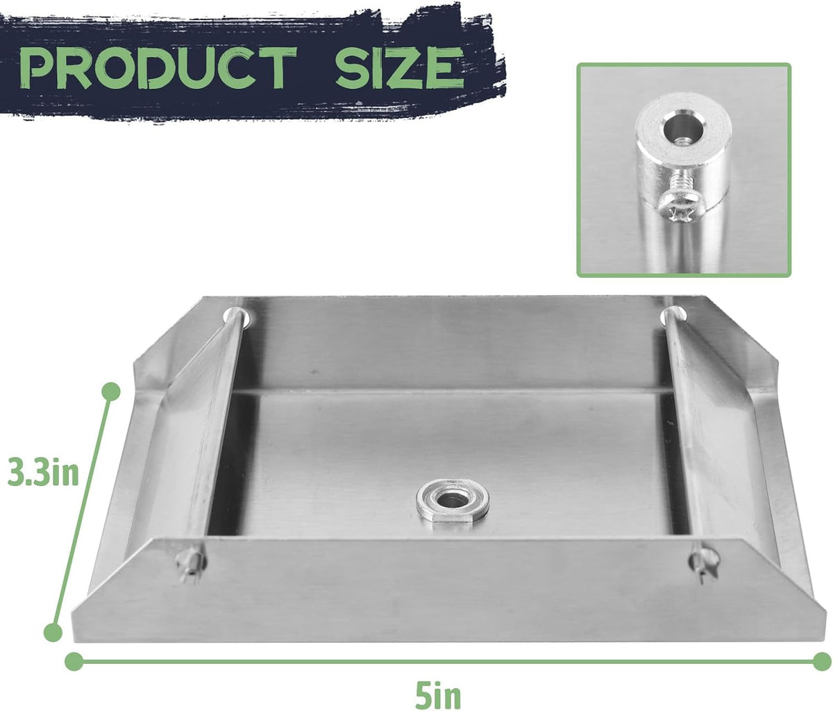 12-Volt Spinner Plate for Deer Feeder - 1/4”