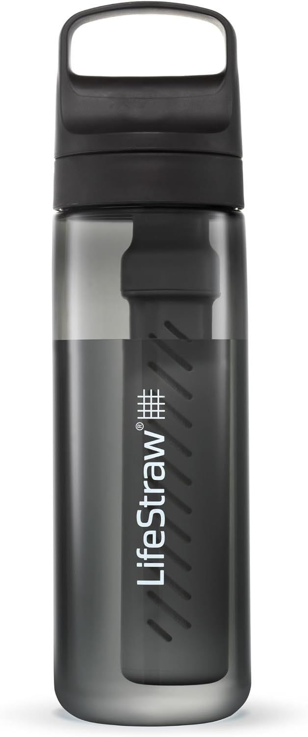 Go Series — BPA-Free Water Filter Bottle for Travel and Everyday Use Removes Bacteria, Parasites and Microplastics