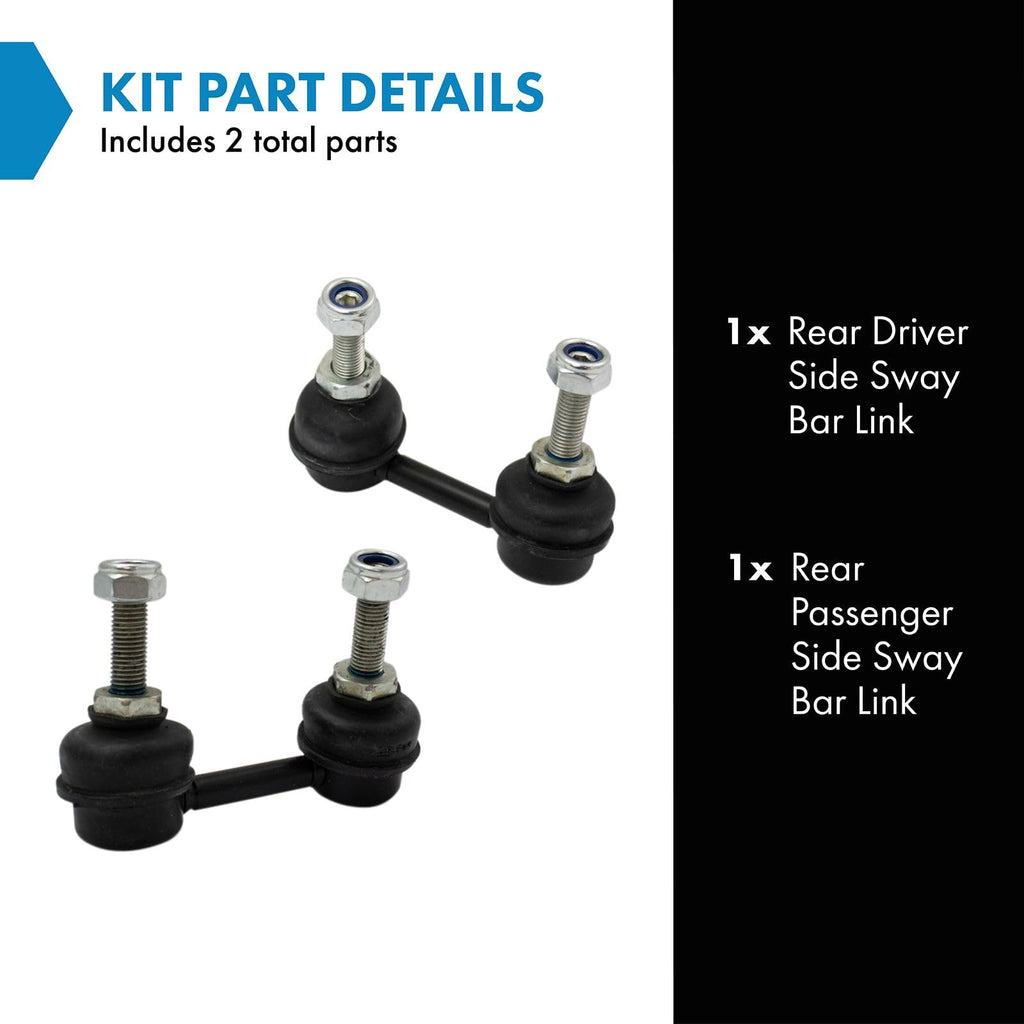 TRQ Rear Sway Bar Stabilizer Link Set