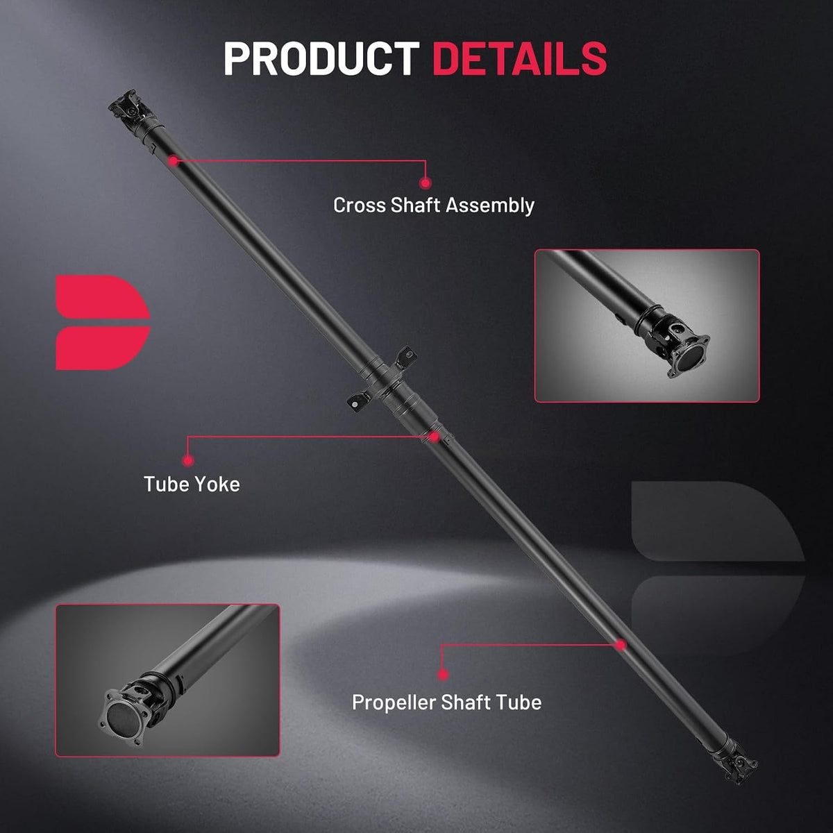 BDFHYK 936-001 Rear Drive Shaft Assembly Compatible with Honda CR-V