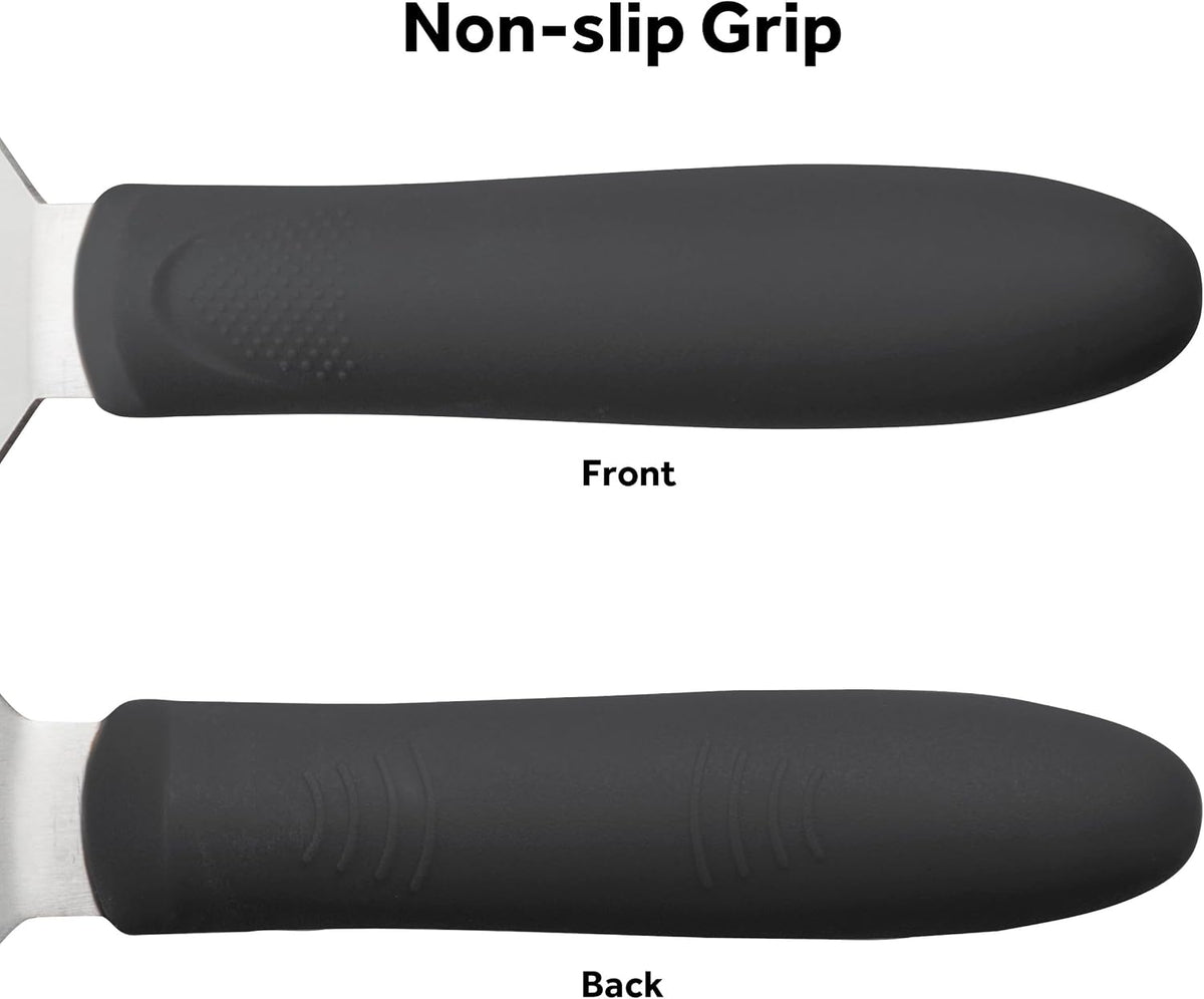8" x 4" Black Griddle Spatula Turner for Burgers