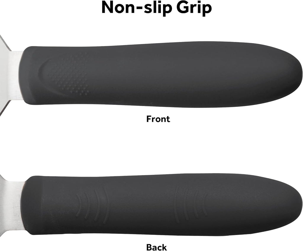 4" x 4" Black Griddle Spatula Turner for Burgers