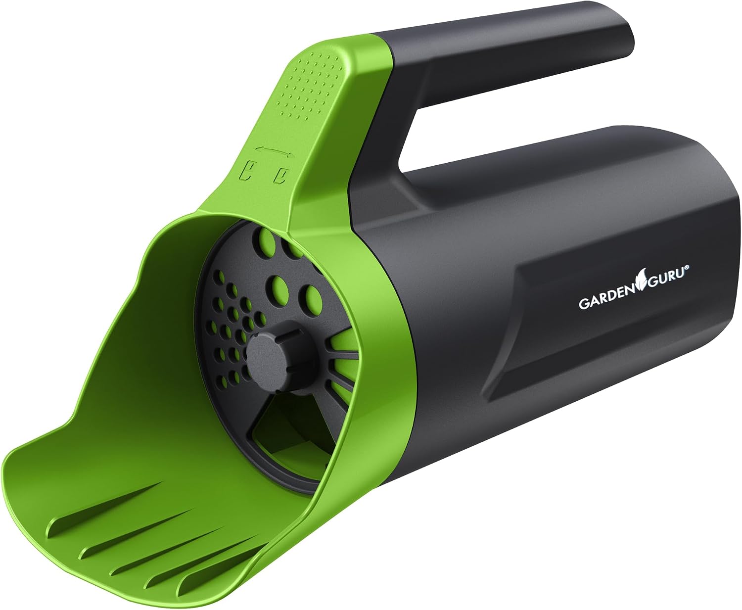 Garden Guru Handheld Seed Spreader Shaker – Multi Use Grass Seed, Fertilizer, Salt, Ice & Snow Melt Spreader –