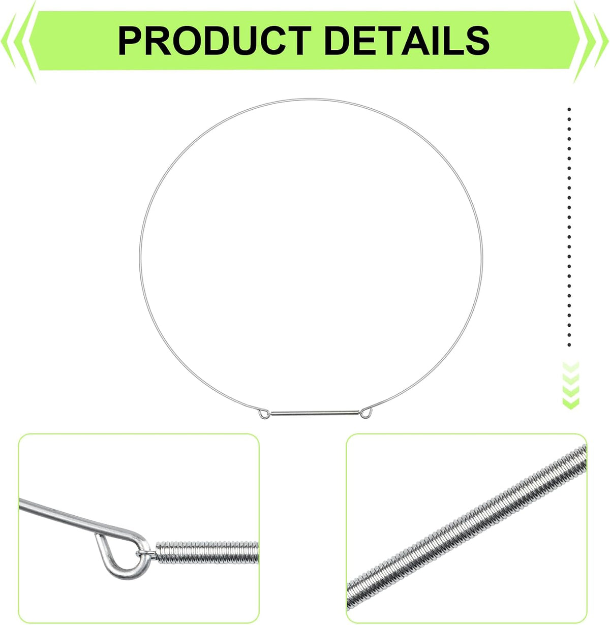 WH01X10279 Washer Door Gasket Retaining Ring Fits for GE Front Load Washer