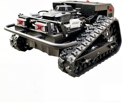 Remote Control Robot Lawn Mower 9.5 Horsepower, All Terrain Tracked Lawn Mower 50 ° Climbing, Remote Control