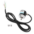 DC5-24V Incremental Rotary Encoder Solid Shaft ABZ 3‑Phase Motion Controls Component 30KHZ 1000B/1024B (1000Z)