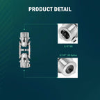HEATFORGE 9/16" -26 Spline x 3/4" DD Universal U Joint for Steering Shaft U-Joint
