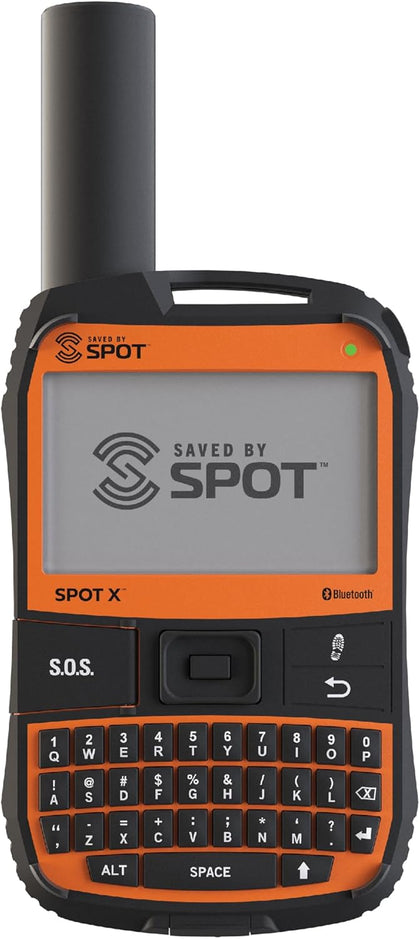 Spot X with Bluetooth 2-Way Satellite Messenger | SOS Protection, Handheld Portable 2-Way GPS Messenger for Hiking