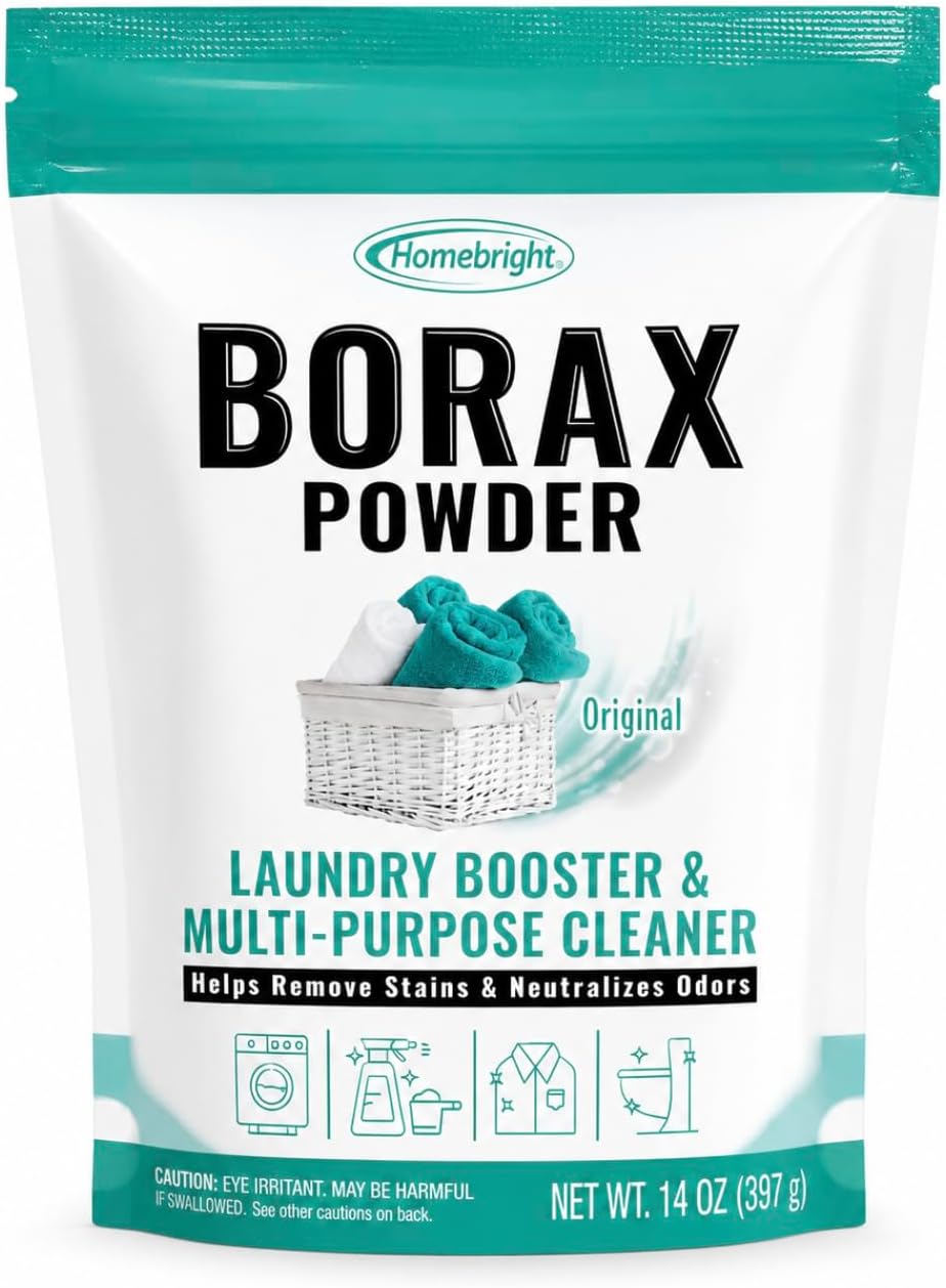 Borax Powder Multi-Purpose Household Cleaner, Laundry Booster and Stain Remover