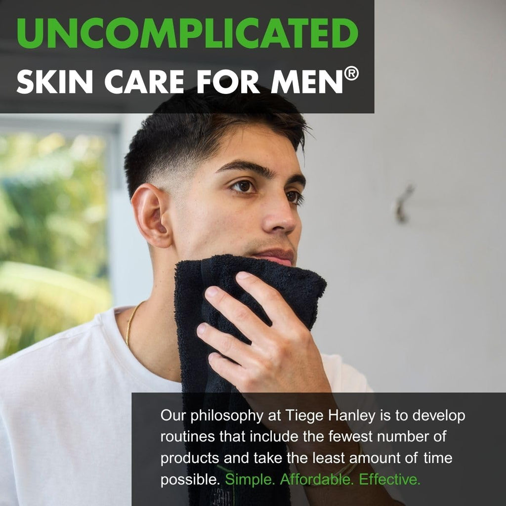 Skin Care Set for Men, Essential Routine, System Level 1, Daily Face Wash, Facial Scrub, Moisturizer With SPF, and