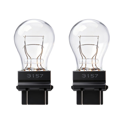 2 Pack 3157 4157 Bulb, P27/7W Brake/Tail/Turn Signal Light Bulbs DRL(Daytime Running Lights) 3157ll 12V 3047 3057