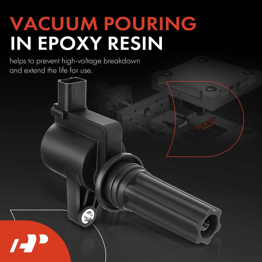 A-Premium Engine Ignition Coil Pack Compatible with Jaguar & Lincoln