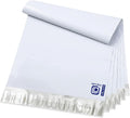 50 pcs 12x15.5 Inches White Poly Mailers Shipping Envelopes, Strong Adhesive Sealing, Waterproof, and Tear-resistant