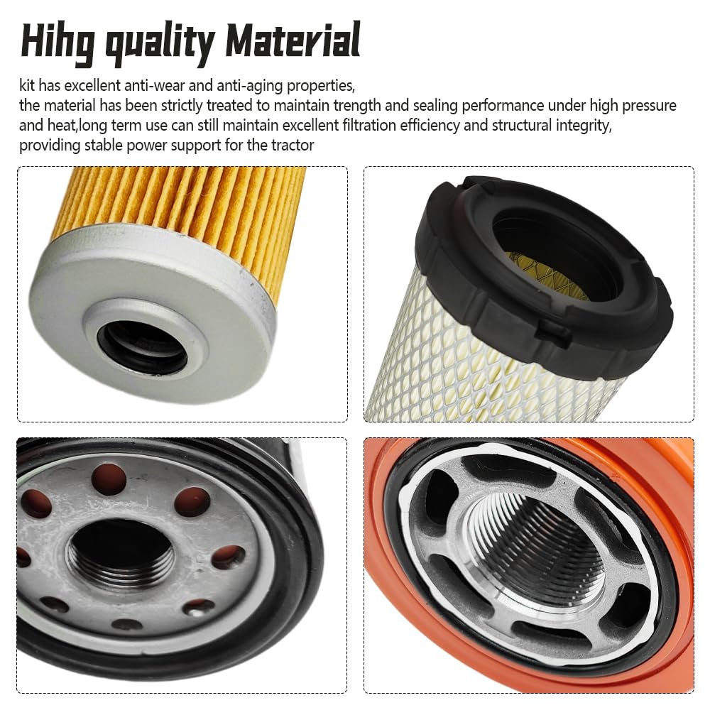 Maintenance Filter Kit Compatible with TYM T25NH Tractor