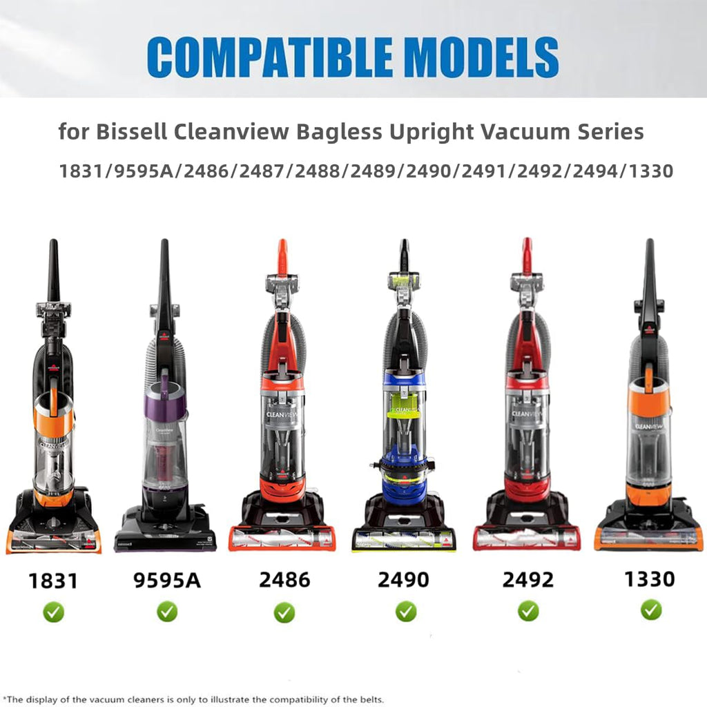 Replacement Belts for Bissell Cleanview Bagless Upright Vacuum