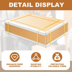 100 Pcs 1.89" x 1.89" x 12" Cardboard Edge Corner Protectors