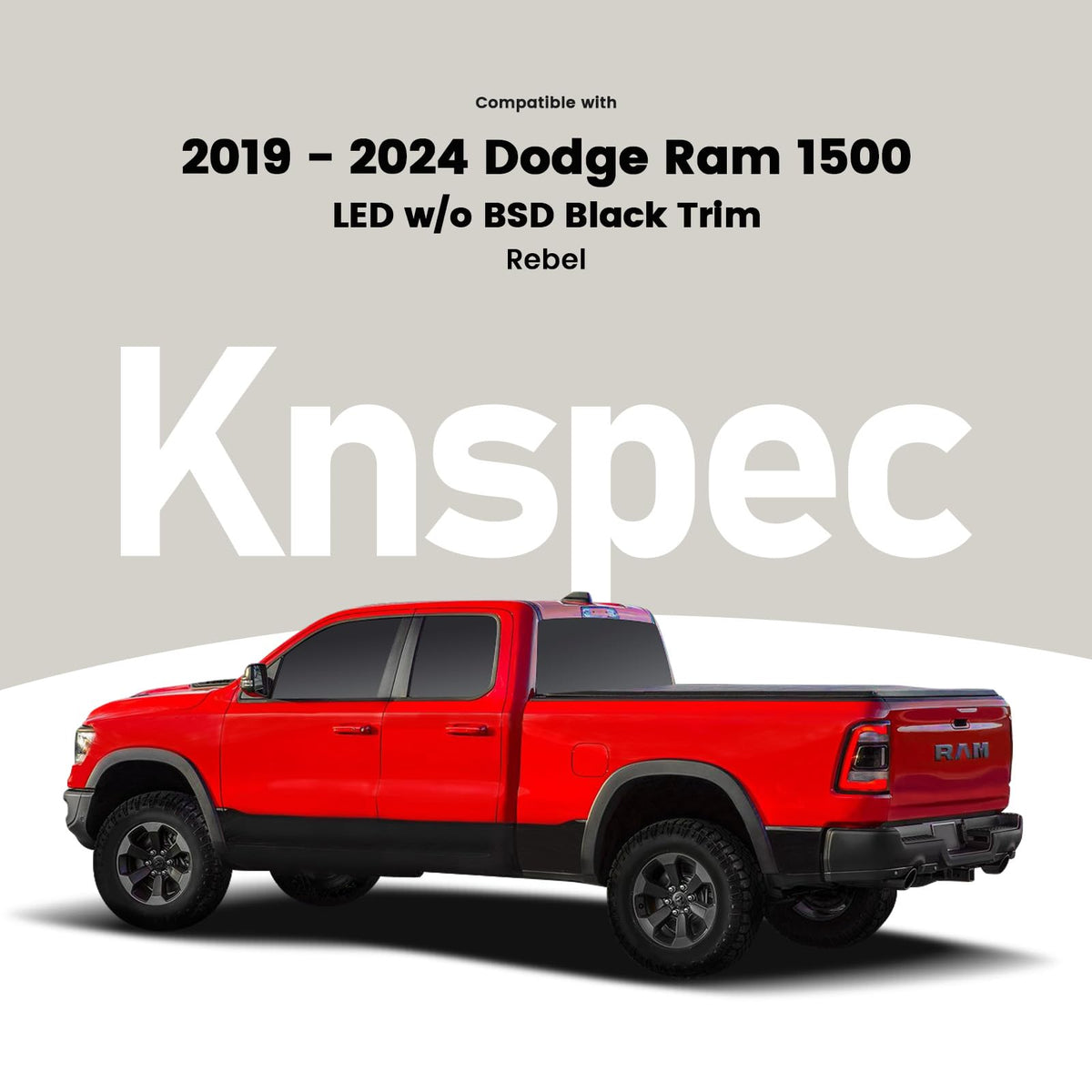 LED Tail Lights For 2019-2024 Dodge RAM 1500 Left Driver