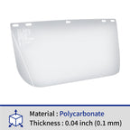 FC48N Clear Face Shield Replacement Visors, 3 PCS
