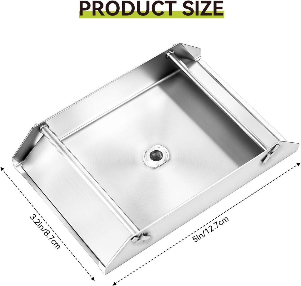 12-Volt Deer Feeder Spinner Plate, Deer Feeder Parts for 1/4" Motor Shaft