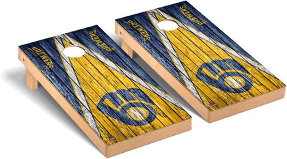 Baseball Themed Cornhole Boards, 2x4 Premium Corn Hole Board Set, Officially Licensed Cornhole Boards, Perfect for