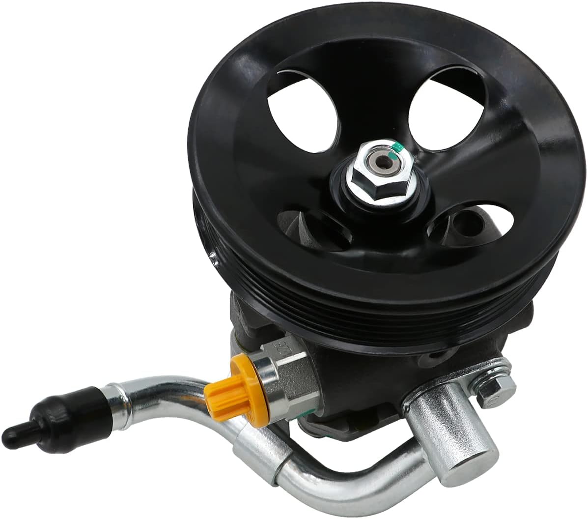Chefull 21-5129 Power Steering Pump with Pulley for 1998-2000 Chevy Prizm 1.8L, 1998-2000 Toyota Corolla 1.8L, OE-Quality New Power Steering Pump