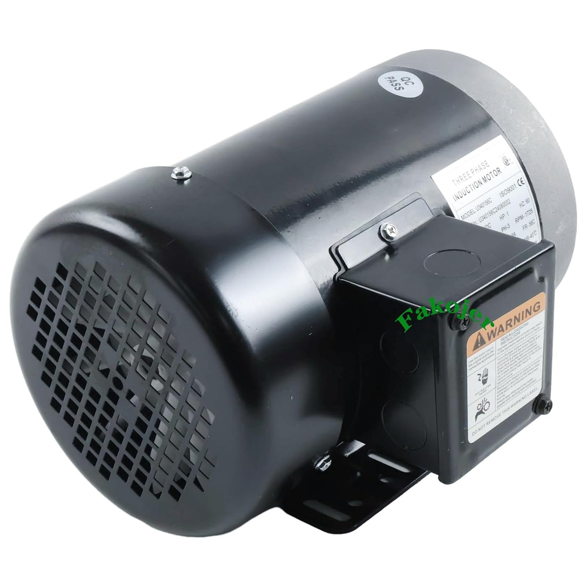 1 HP Three Phase 56C Frame 1725 RPM General Purpose Electric Motor