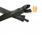 #8 Separating Zippers Two Way Resin Zippers 30 Inch Black Zipper