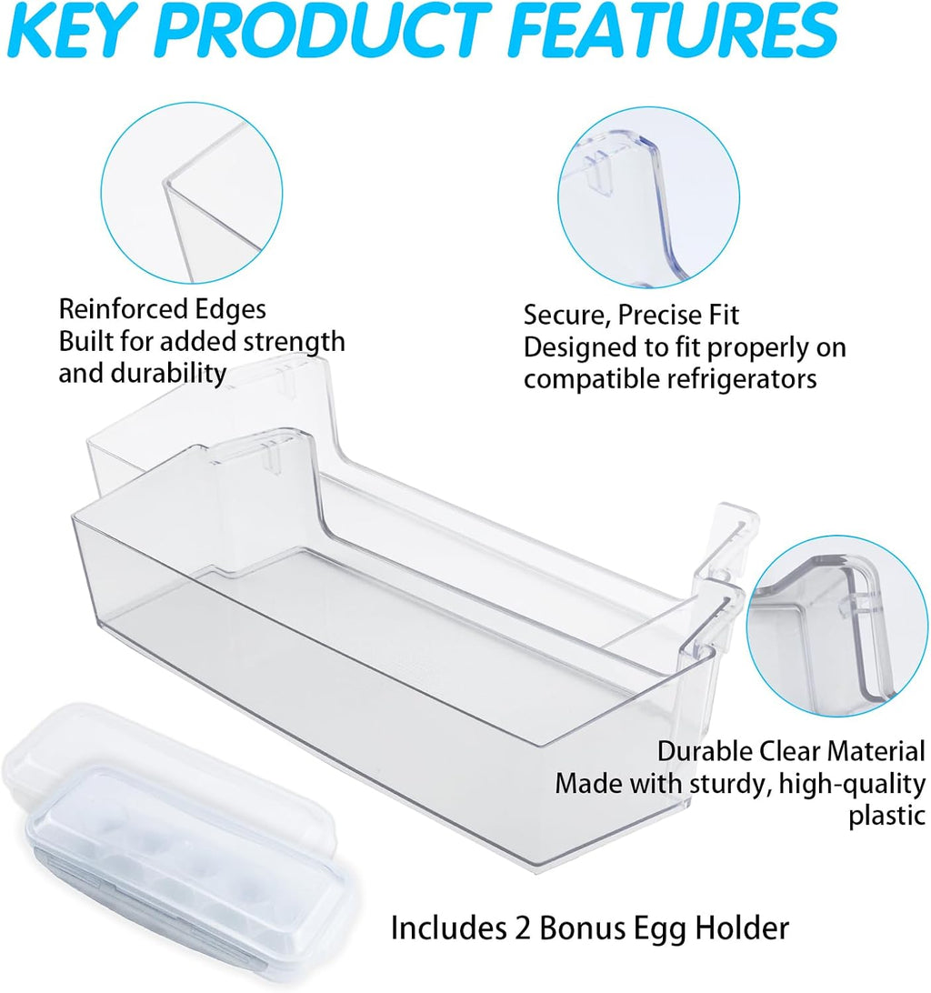 WRS555SIHZ00 WRS321SDHW01 WRS325SDHZ01 2-Pack Refrigerator Door Shelf Bin