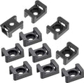 Cable Tie Mounting,100 Pcs Zip Tie Base,5 mm(M5) Screw Hole, 23x16x9(L*W*H) mm Cord Tie Mount Wire Tie Holder Fix