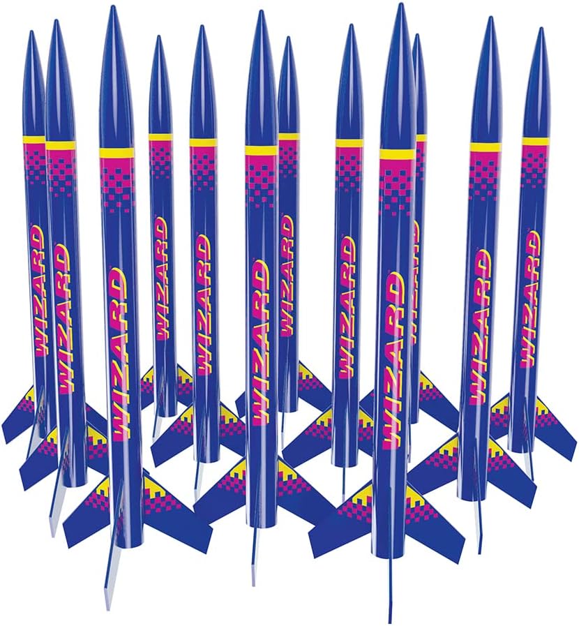 Wizard Flying Model Rocket Bulk Pack (12 Pack) Fin Alignment Guide