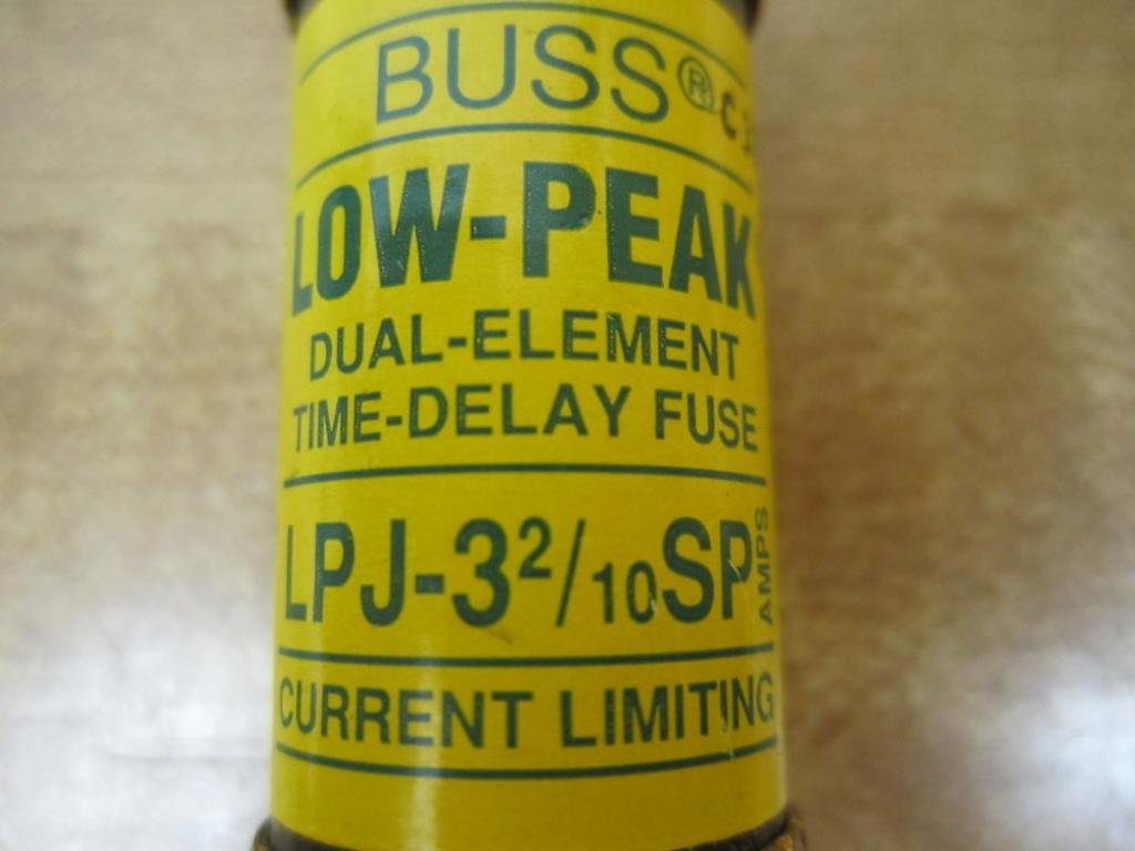 Cooper Bussmann LPJ-3-2/10SP Class J Low-Peak Time Delay Fuse
