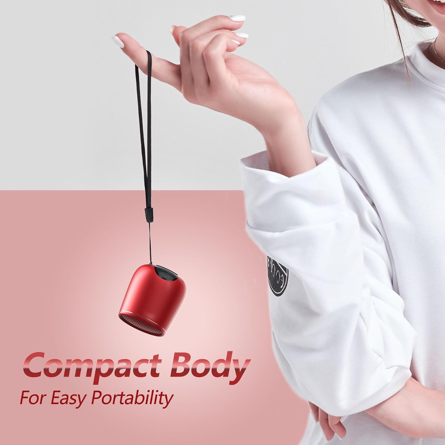 Small Bluetooth Speaker, Waterproof Mini Portable Wireless Speaker, Punchy Bass Rich Audio Stereo Pairing, Handheld