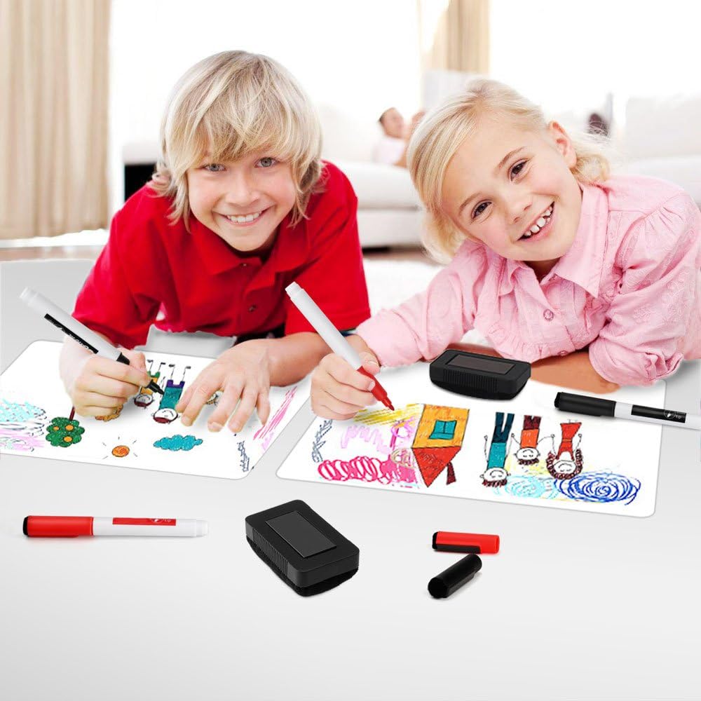 Magnetic Dry Erase Board Fridge White Board Sheet 20x13 inch, Flexible Large Refrigerator Magnets Whiteboard Planner