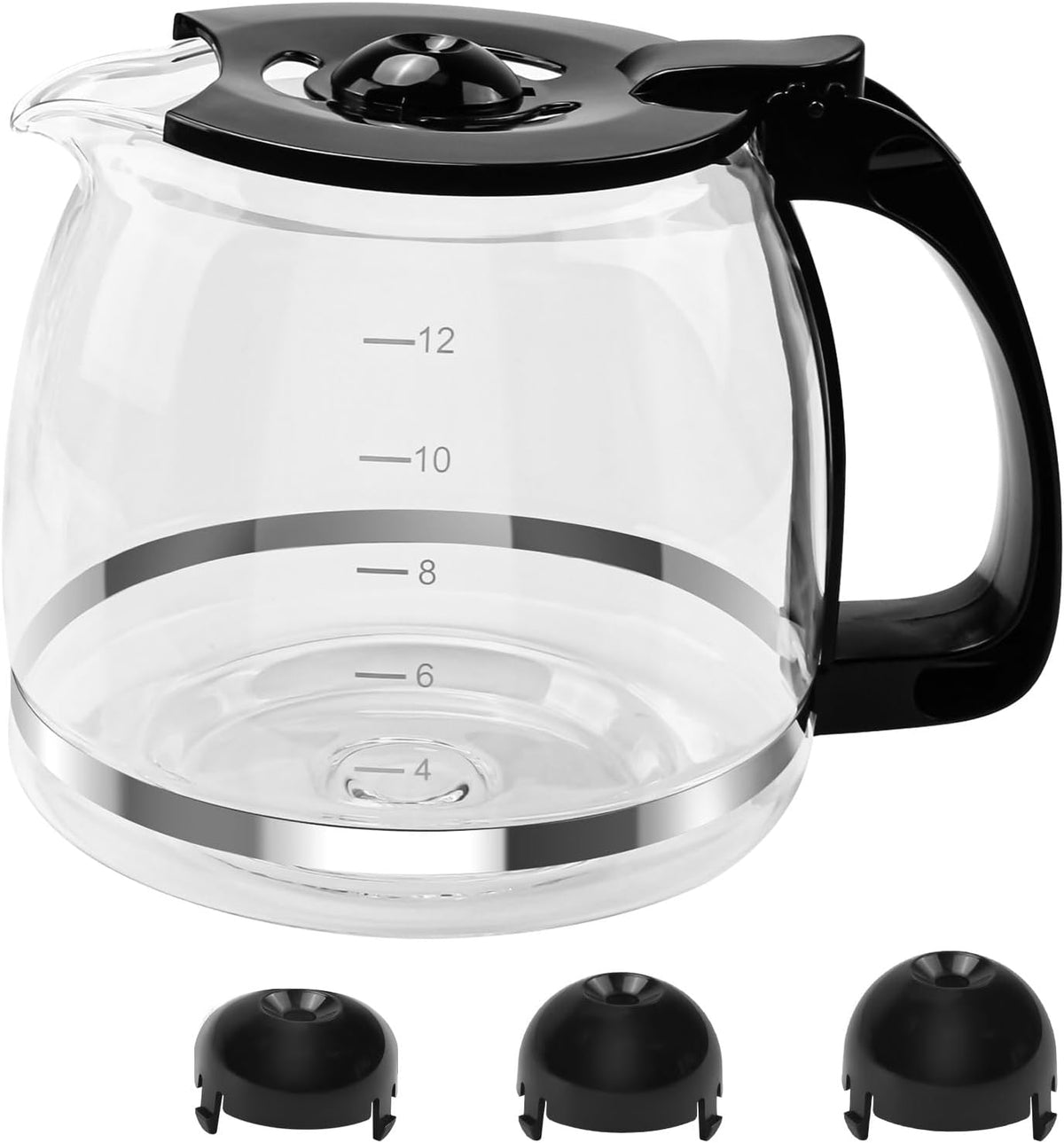 Coffee Machine Replacement for Hamilton Beach 12 Cup Glass Carafe