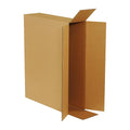 Shipping Side Loading Moving Boxes 26" x 6" x 20" (10 Pack) Large Corrugated Cardboard Packaging Boxes - Shipping