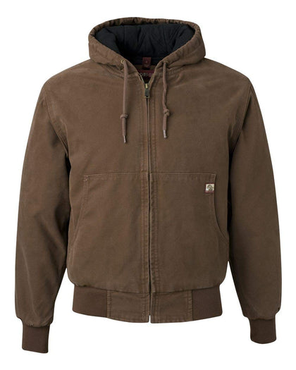 Cheyenne Men's Cotton Canvas Hooded Work Jacket, 5020, Large, Field Khaki