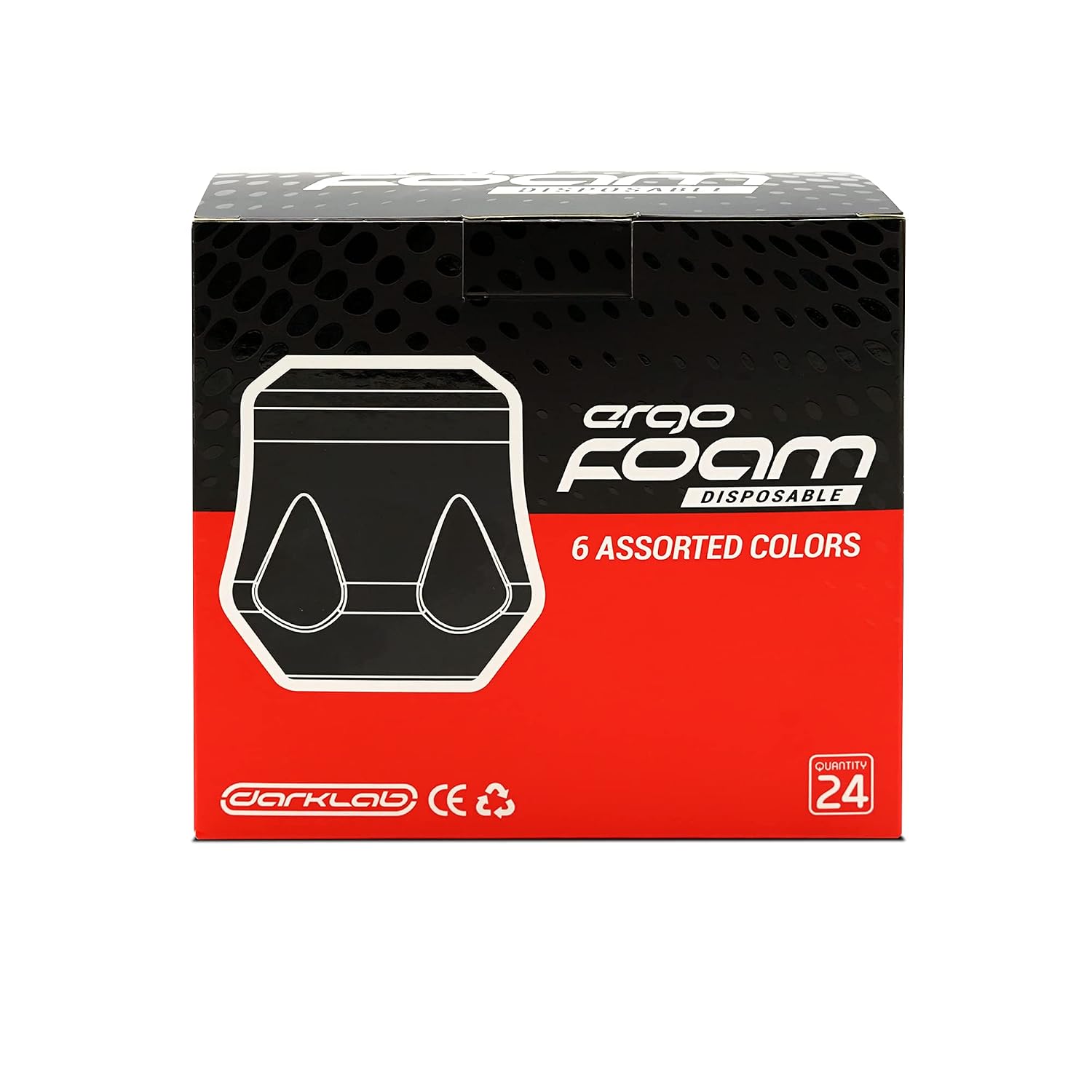 Ergo Foam Disposable Tattoo Grip Covers - Assorted Colors - Helps Reduce Impurities - 24 Count