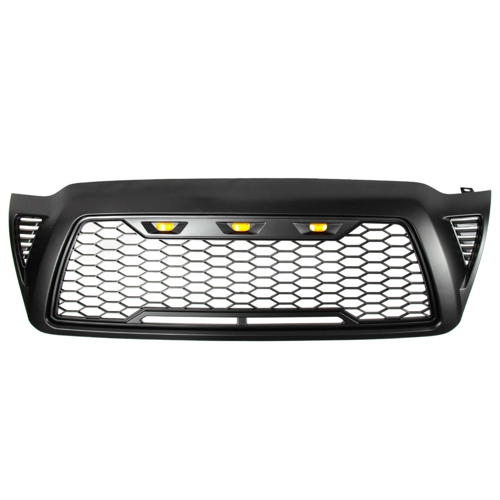Car Front Grille Black Mesh Grill Guards Compatible for 2005-2011 Tacoma