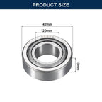HIPicco 2 Pack 32004 Tapered Roller Bearing Cone and Cup Set