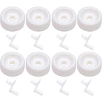 BlueStars 8 Packs WD12X271 Dishwasher Lower Rack Roller and Axle Kit