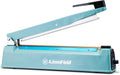 Commercial Bag Sealers 12 inch, 2mm Sealing Width Iron Impulse Sealer, Heavy Duty Manual Shrink Wrap Heat Sealer