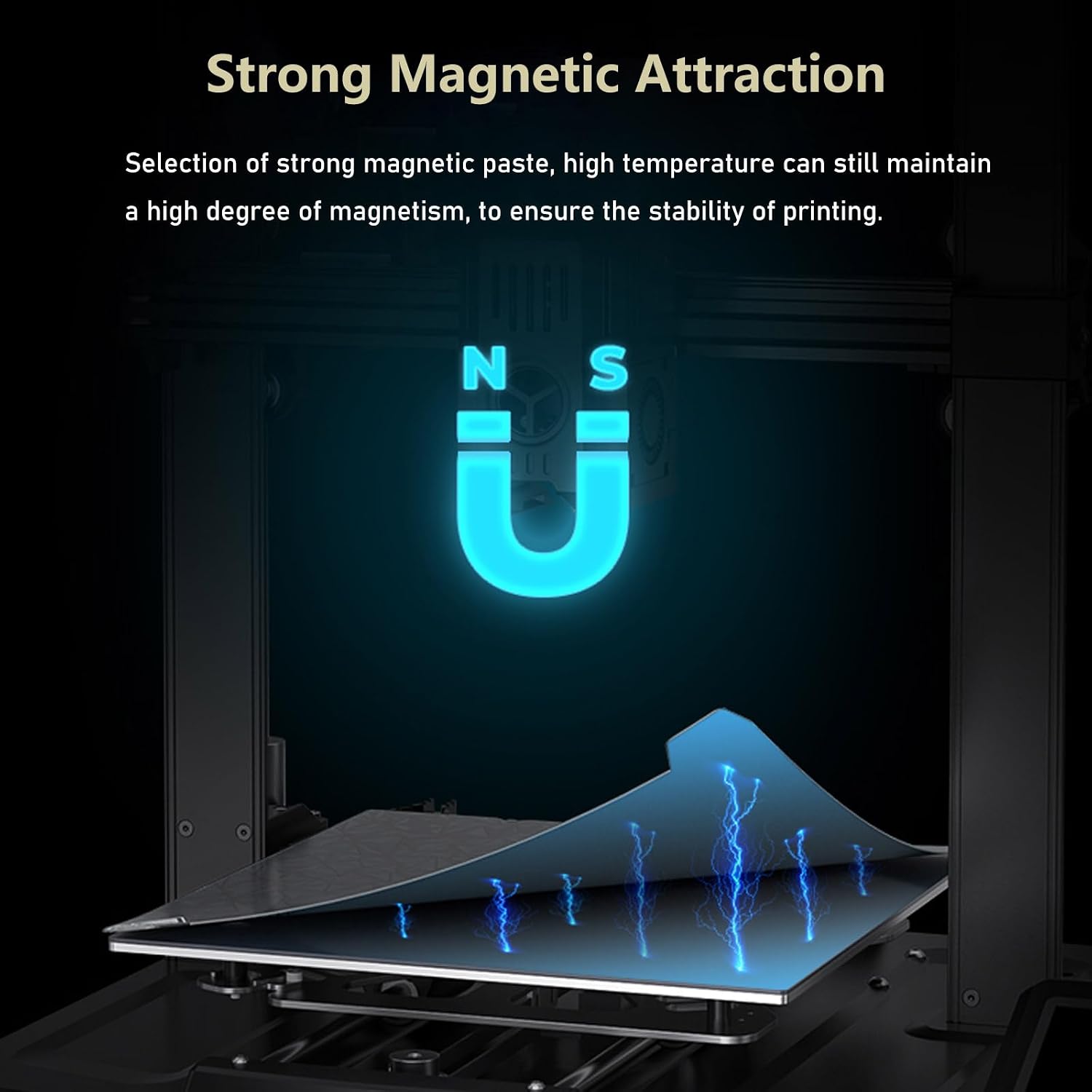 Ender 3 V3 KE PEI Spring Steel 235x235mm, Texture PEI Sheet | Magnetic Flexible Heated Bed, Ender 3 V3 SE Build Plate