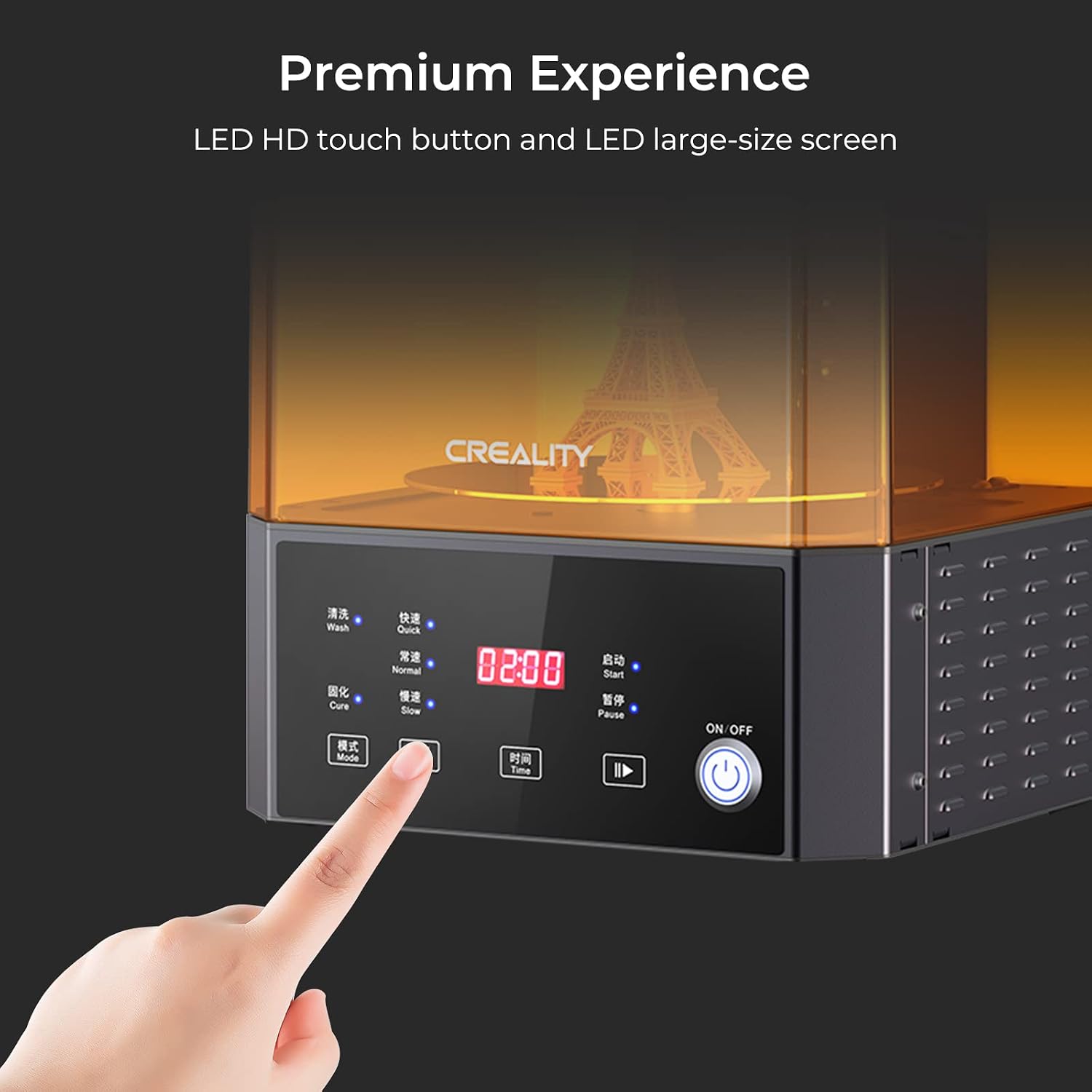 Wash and Cure Station UW-01 2 in 1 Machine | Resin 3D Printer UV Curing Rotary Box Bucket for LCD/DLP/SLA Washing